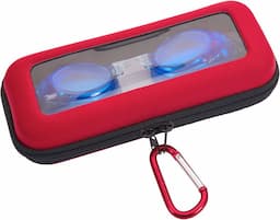 Red Zipper Case with Caribiner